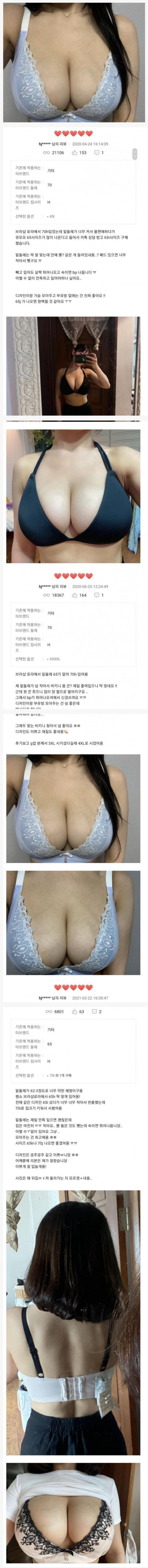 h컵의 눈나의 야릇한 속옷리뷰 ㄷㄷ