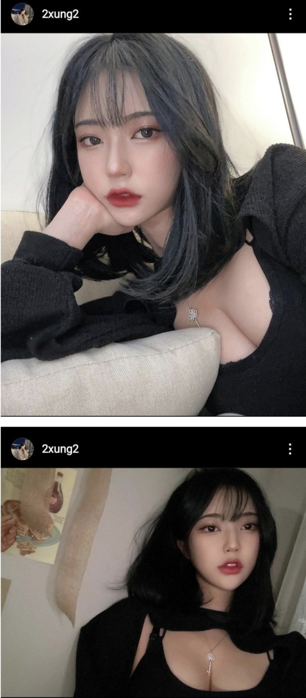 볼륨감 좋은 존예 이정이 셀카 인스타