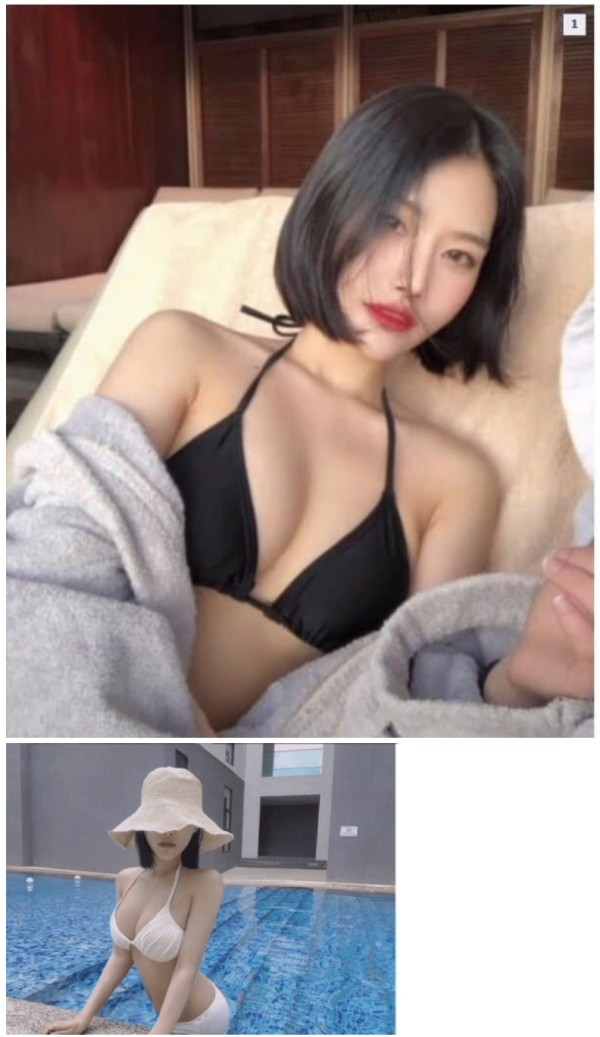 섹시 비키니 몸매 존예스런 스타 겜비 팥순이