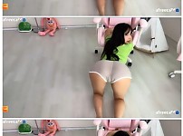 뒷고양이 시전하는 돌핀팬츠 여캠의 섹시 뒷태