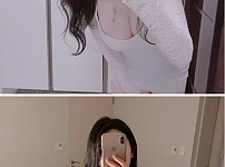 강아지가 부러운 글래머 일본인 여캠 안나 셀카