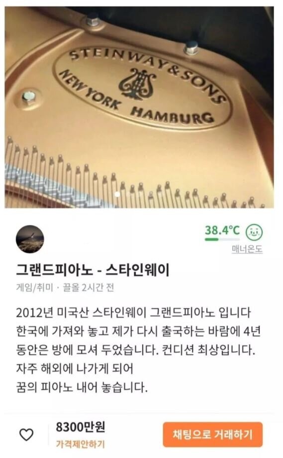 고가의 당근마켓 매물