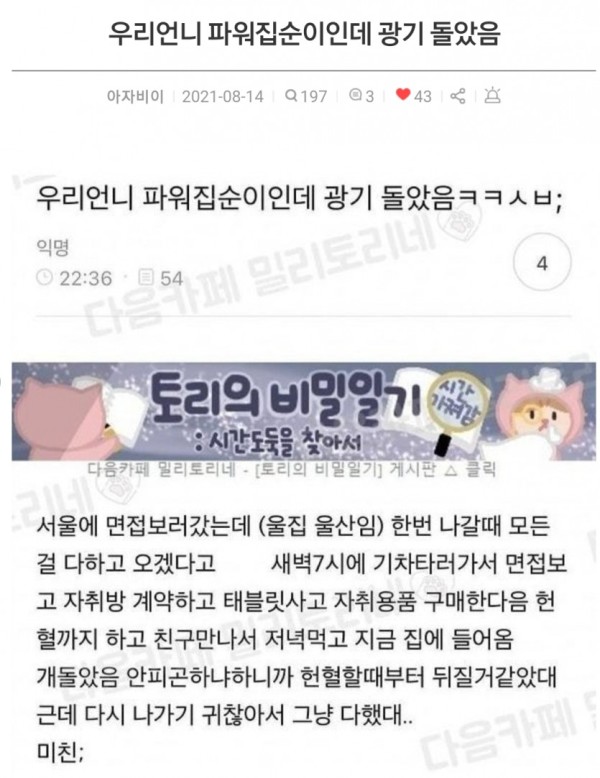 파워집순이들 특징 ㅎㄷㄷ