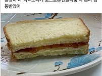 동생이 먹으라고 만들어준 토스트