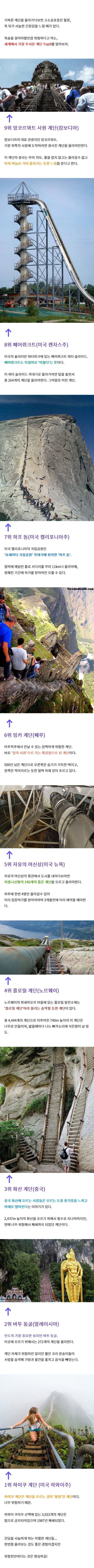 세상에서 가장 무서운 계단